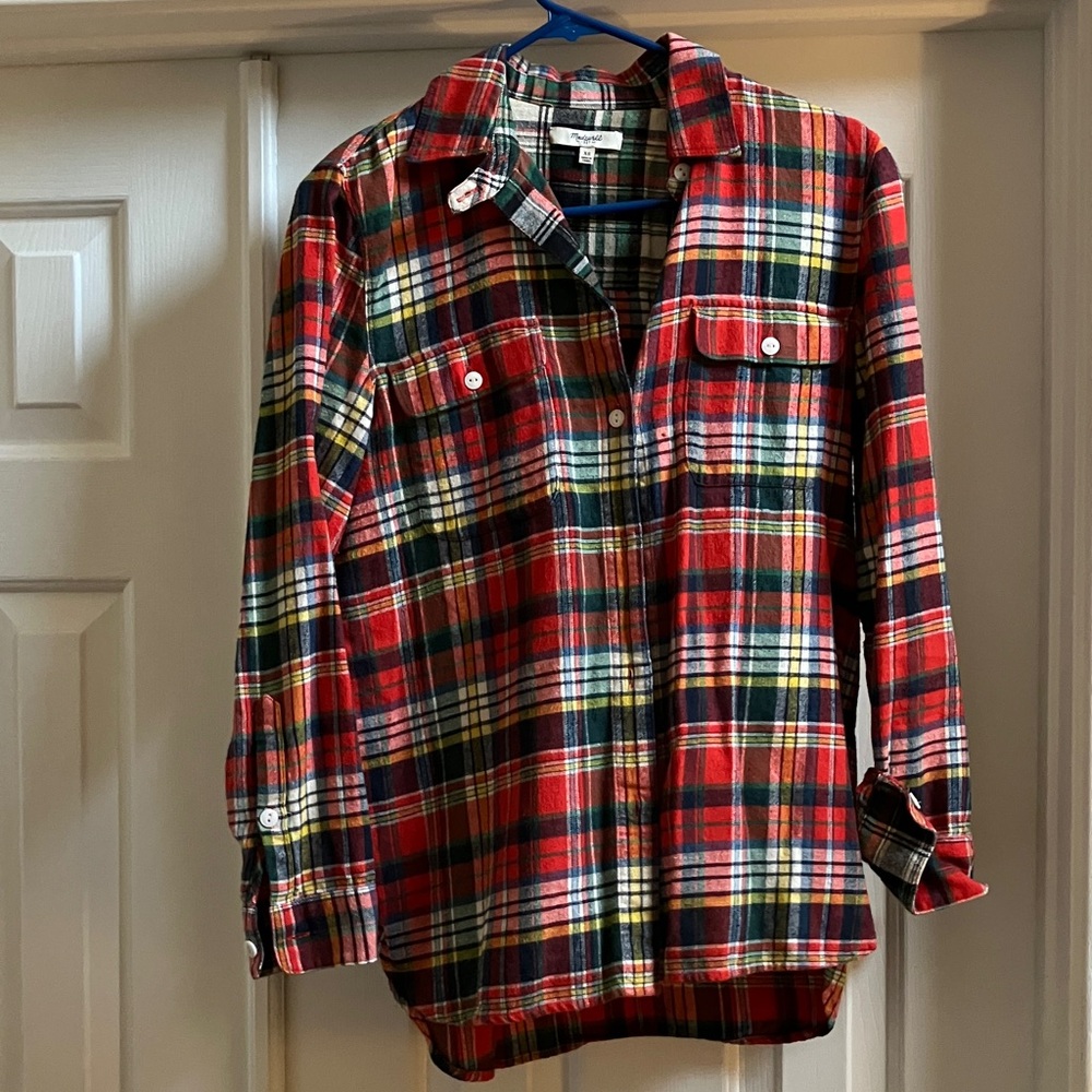 Madewell Multicolor Plaid Men's Shirt